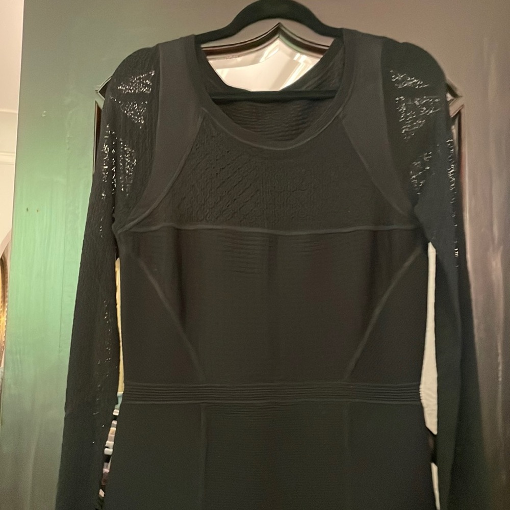 DVF Bodycon black dress